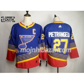 Dresovi St. Louis Blues Alex Pietrangelo 27 Adidas 90s Heritage Authentic - Dječji
